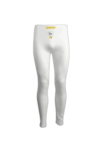 White Grand Prix Racewear racing leggings designed for motorsport enthusiasts and professionals.