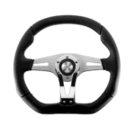 MOMO Steering Wheel - Trek R - Chrome/Black Leather