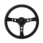 Momo Model 07 Steering Wheel - Premium Black Edition - Black Microfibre 350mm