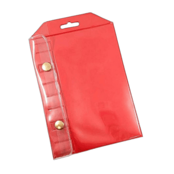 Red Facom Cased Metric N.38-470 tool storage case with snap buttons and transparent cover.