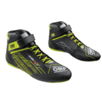 OMP KS-2X Kart Boots-KC0-0839-A01-178-Black- Fluo Yellow