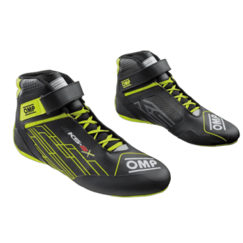 OMP KS-2X Kart Boots-KC0-0839-A01-178-Black- Fluo Yellow