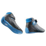 OMP KS-2X Kart Boots-KC0-0839-A01-275--Black- Cyan-step