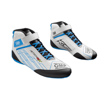 OMP KS-2X Kart Boots KC0-0839-AK1-124 - White Cyan