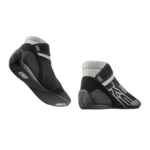 OMP KS-3 Kart Boots-KC0-0840-A01-171-Black-Silver-step