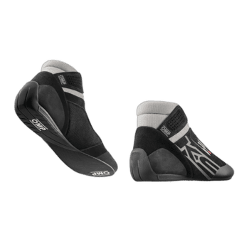 OMP KS-3 Kart Boots-KC0-0840-A01-171-Black-Silver-step