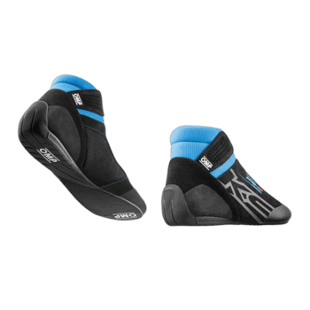 OMP KS-3 Kart Boots-KC0-0840-A01-275-Black-Cyan-step
