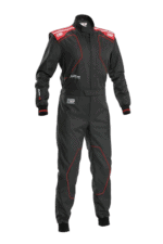 OMP KS-4 Kart Suit-KA0-1735-A01-073-Black Red-side