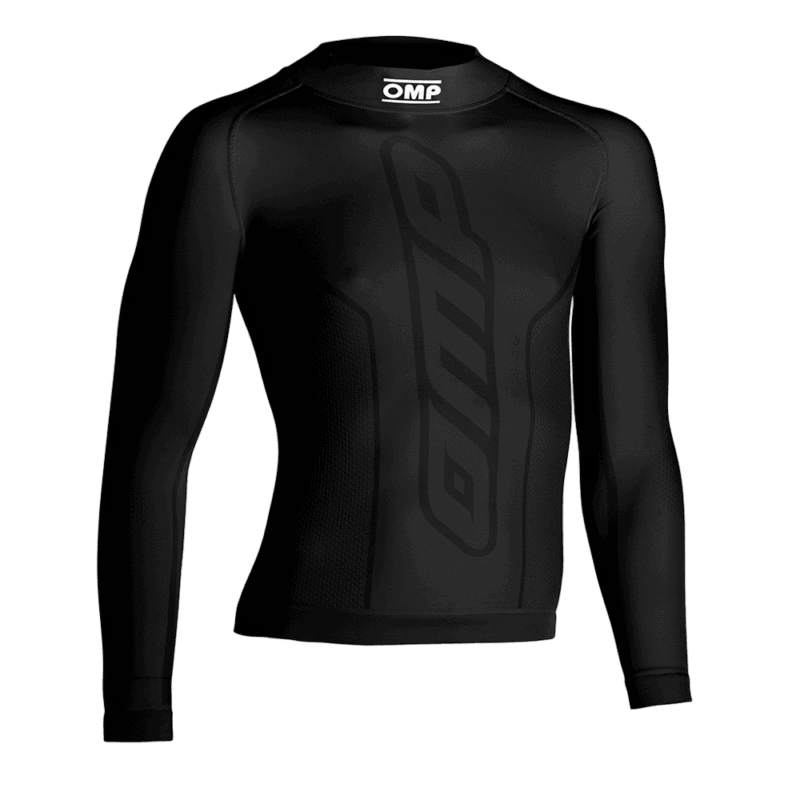OMP KS Karting Long Sleeved Top KE0 3029 A01 071 Black