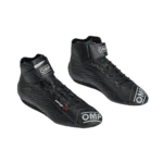 OMP One Evo FX Race Boots In Leather IC0-0837-A02-071 - Black