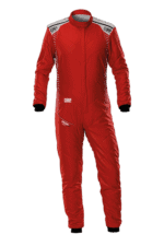OMP One-S Air Race Suit - IA0-1876-A01-063 - Red White - Front