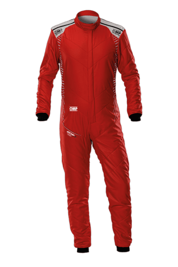 OMP One-S Air Race Suit - IA0-1876-A01-063 - Red White - Front