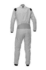 OMP One-S Air Race Suit - IA0-1876-A01-189 Silver Black - Back