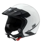 OMP Star Open Face Track Day Helmet - White