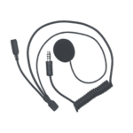 ZeroNoise Radio Helmet Kit for Jet Helmet - Male Nexus 4 Pin, RCA Female Connector