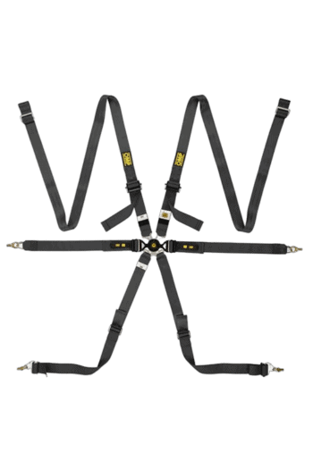 OMPDA0-0202-A05 OMP Safety Harness One 2 Pull Down Versa Endurance - Black
