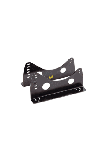 OMP Pair Of Seat Brackets With Lateral Attachments Steel Thick 3mm