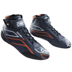 OMPIC0-0822-A03-249 OMP One S Race Boots - Navy Blue Fluro Orange