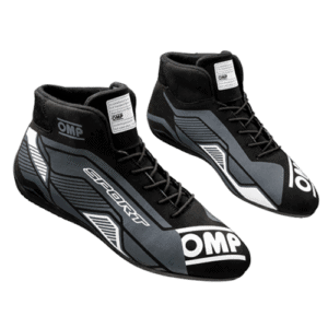 OMP Sport Race Boots - Black / White
