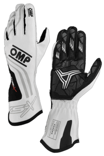 OMPKB0-2751-A01-WHITE OMP KS-X Kart Gloves