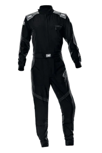 OMP X Mech Stretch Mechanic Overall - Black