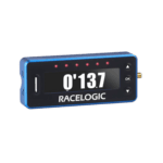 Racelogic GPS lap timer device used in motorsport for accurate timing and data logging.
