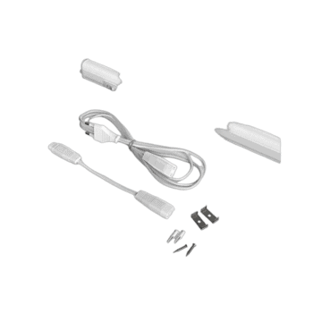 Facom RWS Light RWS-Light portable LED work light with USB charging cable and accessories for professional use.