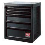Facom Rws Low Unit 6 Drawers Black Rws-Mbs6tbs for workshop storage and organisation.
