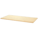 Plain wooden top panel suitable for furniture or work surfaces, with a smooth finish and light natural wood colour.