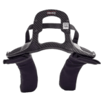 Grand Prix Racewear racing harness with carbon fibre components and padded straps for motorsport safety.