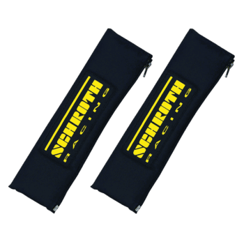 SCH00209 Schroth 3 Inch Nomex Harness Pads - Black Yellow