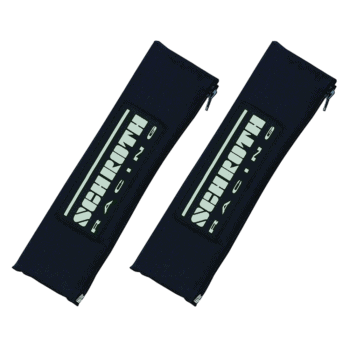 SCH00229 Schroth 3 Inch Nomex Harness Pads - Black Silver