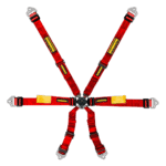 SCH94510A-2 Schroth Enduro 2x2 Universal Harness - Red