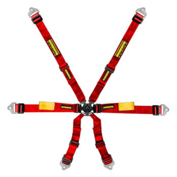 SCH94510A-2 Schroth Enduro 2x2 Universal Harness - Red