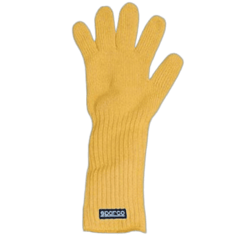 Sparco Heat Resistant Long Gloves - Yellow