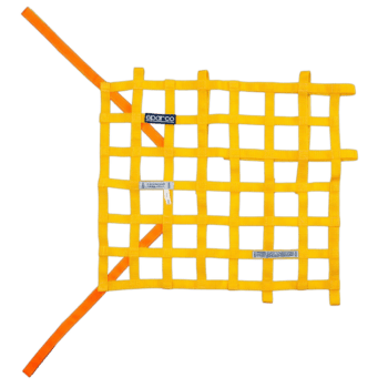 SPA002192FA-G Sparco Fabric Window Net - Yellow