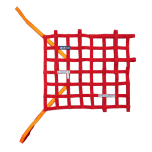 SPA002192FA-R Sparco Fabric Window Net - Red