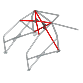 SPA00780KS Sparco Roll Cage Additional Cross Brace Bars