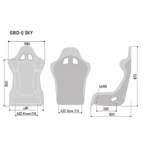 Grand Prix Racewear racing seat with ergonomic design, adjustable features, and high-quality materials for motorsport safety and comfort.