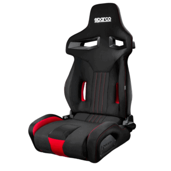 SPA009011NRRS Sparco R333 Seat - Black Red 01