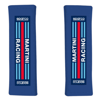 SPA01098S3MRA Sparco Martini Racing 3” Harness Pads - Blue