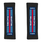 SPA01098S3MRN Sparco Martini Racing 3” Harness Pads - Black