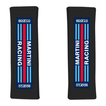 SPA01098S3MRN Sparco Martini Racing 3” Harness Pads - Black