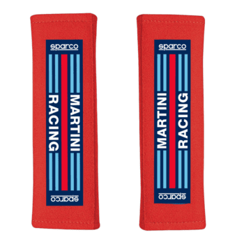 SPA01098S3MRR Sparco Martini Racing 3” Harness Pads - Red
