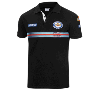 SPA01275MR Sparco Polo Replica Martin Racing - Black