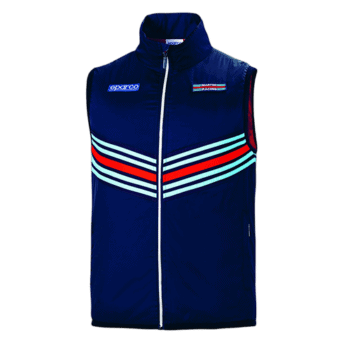 SPA01313MR Sparco Martini Racing Replica Gilet - Blue