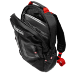 SPA016440NRRS Sparco Stage Rucksack - Black Red - 02