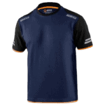 Grand Prix Racewear racing jersey in blue and black with sponsor logos, designed for motorsport enthusiasts and professionals.