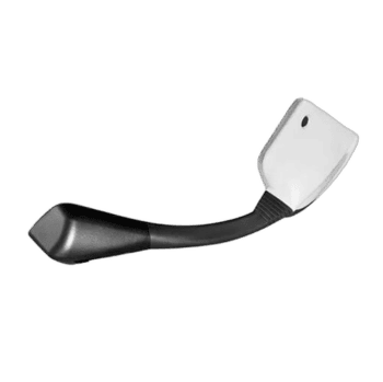 Grand Prix Racewear safety tool with black handle and white blade for racing safety equipment.