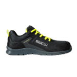SPABTB0047B0E33 Sparco Practice Advanced S1PS ESD Safety Shoes - Dark Grey Fluro Yellow - 02